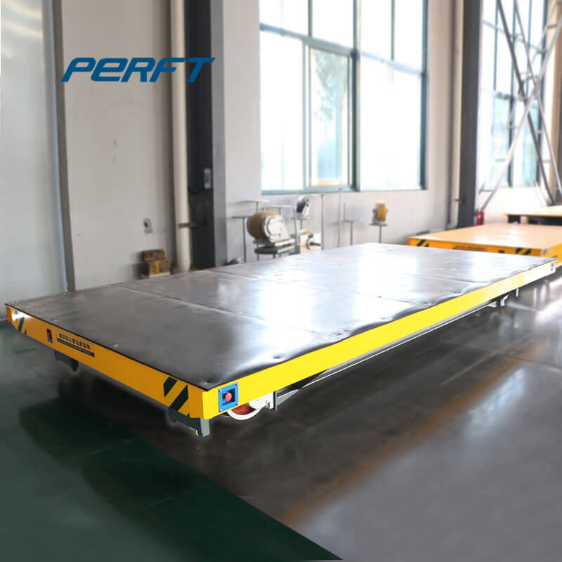 China Free Moving Electric Trackless Trolley Die Cart - China Steel Box Beam Structure Transfer Equipment, Automated Pallet Transfer 